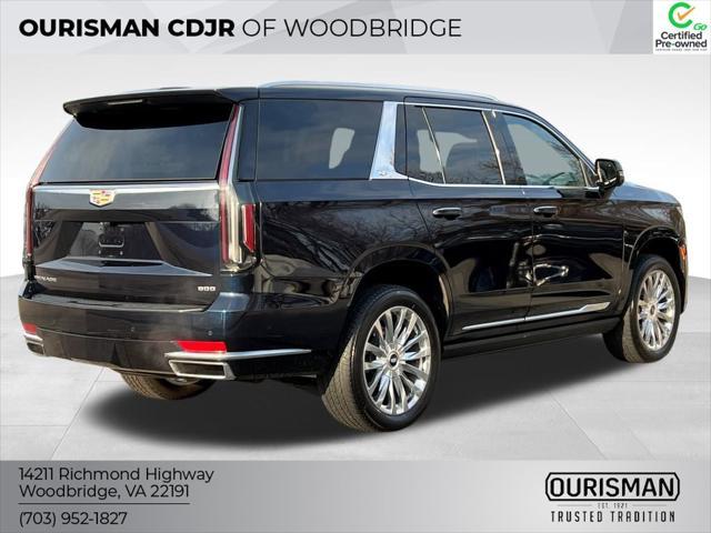 used 2022 Cadillac Escalade car, priced at $62,500