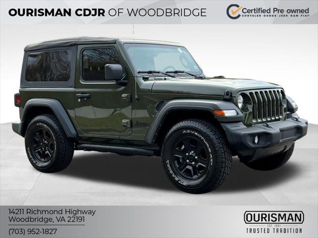 used 2022 Jeep Wrangler car, priced at $31,000