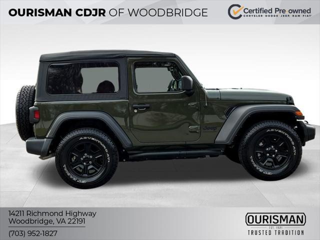 used 2022 Jeep Wrangler car, priced at $31,000