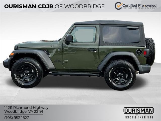 used 2022 Jeep Wrangler car, priced at $31,000