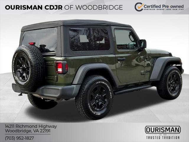 used 2022 Jeep Wrangler car, priced at $31,000