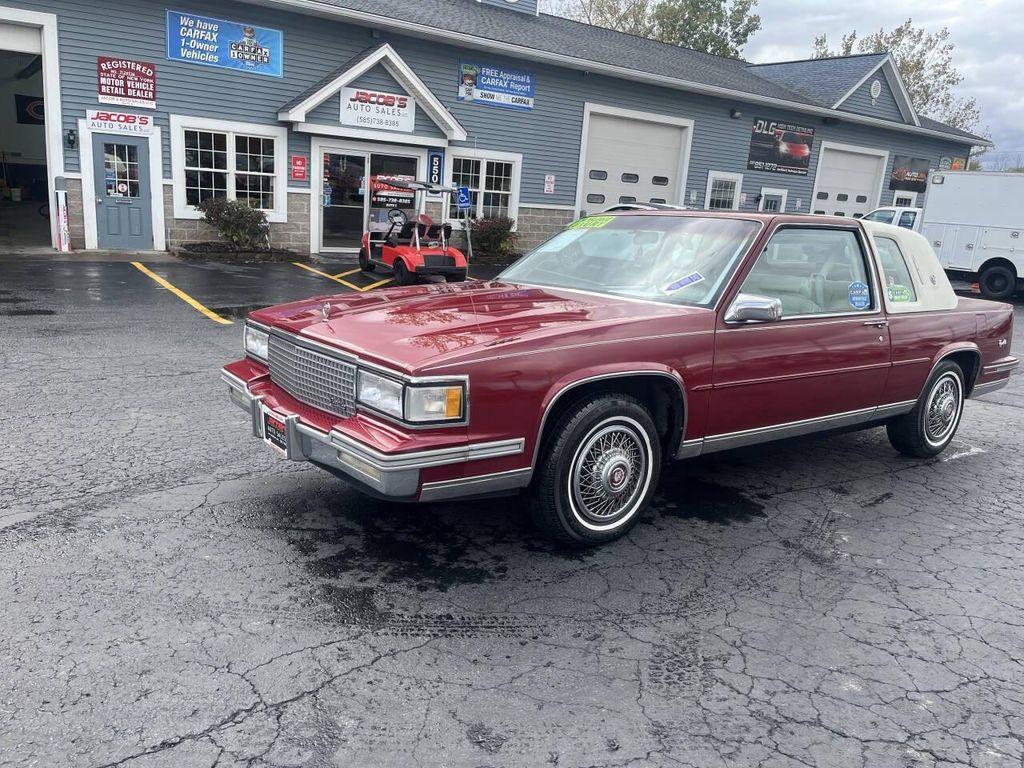 used 1987 Cadillac DeVille car, priced at $9,995
