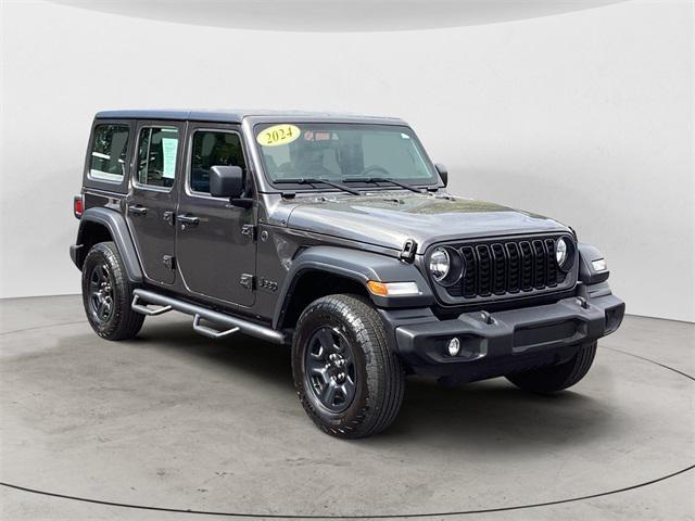 used 2024 Jeep Wrangler car, priced at $34,436