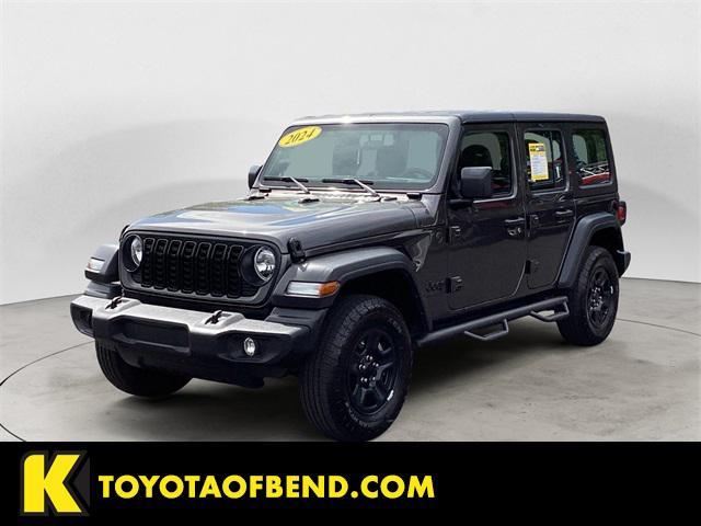 used 2024 Jeep Wrangler car, priced at $34,436