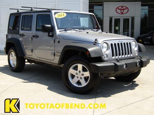used 2014 Jeep Wrangler Unlimited car, priced at $15,901