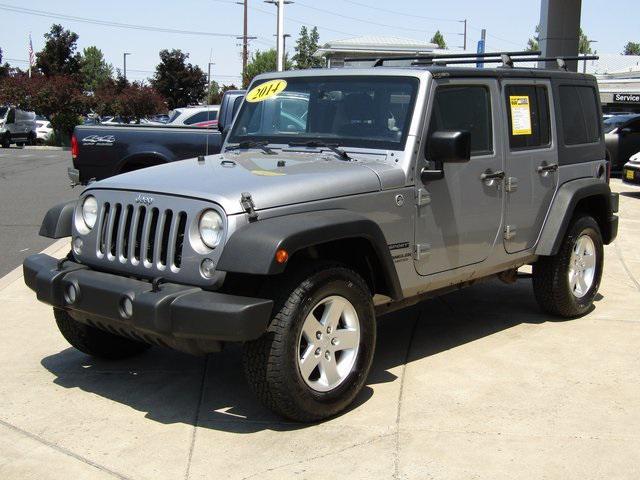 used 2014 Jeep Wrangler Unlimited car, priced at $15,901