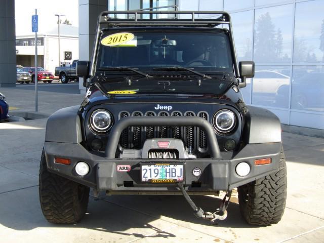 used 2015 Jeep Wrangler Unlimited car, priced at $20,901