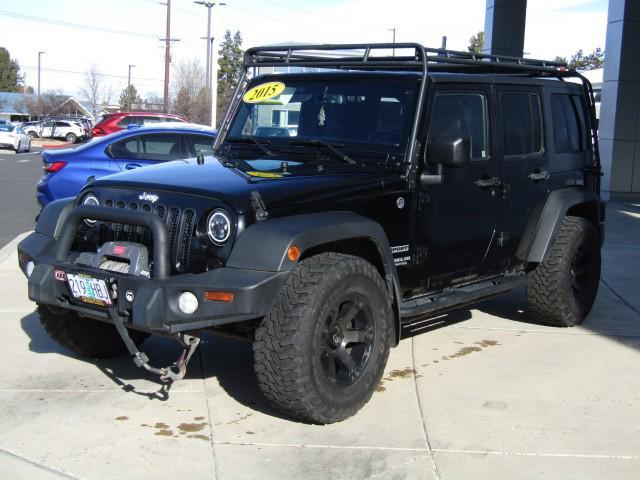 used 2015 Jeep Wrangler Unlimited car, priced at $20,901