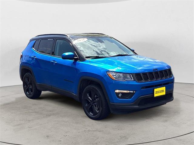 used 2021 Jeep Compass car, priced at $18,935