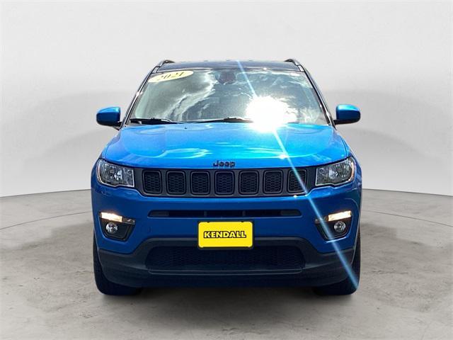 used 2021 Jeep Compass car, priced at $18,935