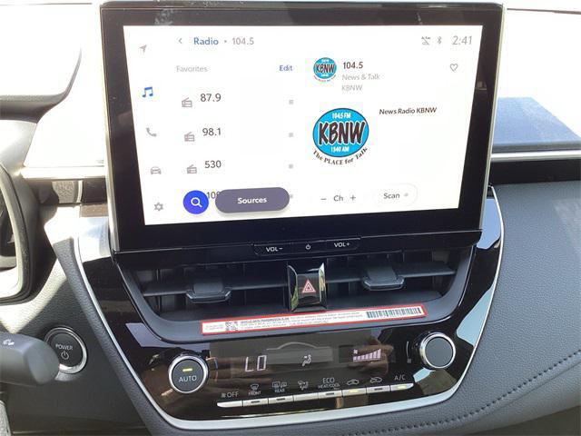 new 2025 Toyota Corolla Hybrid car, priced at $31,402