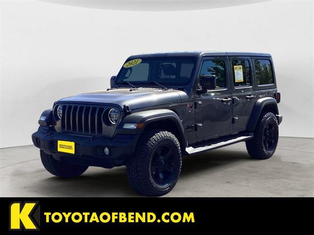 used 2021 Jeep Wrangler Unlimited car, priced at $28,967