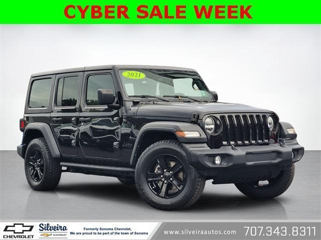 used 2021 Jeep Wrangler Unlimited car, priced at $30,994