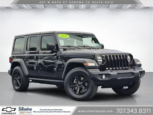 used 2021 Jeep Wrangler Unlimited car, priced at $31,994