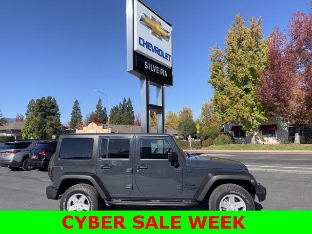 used 2016 Jeep Wrangler Unlimited car, priced at $23,892