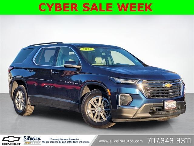 used 2022 Chevrolet Traverse car, priced at $27,894