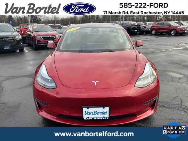 used 2022 Tesla Model 3 car, priced at $28,490