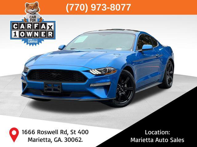 used 2020 Ford Mustang car, priced at $22,195