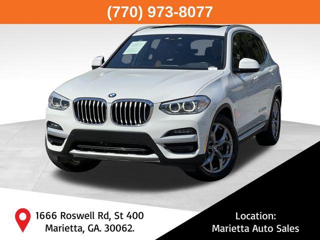 used 2021 BMW X3 car, priced at $28,574