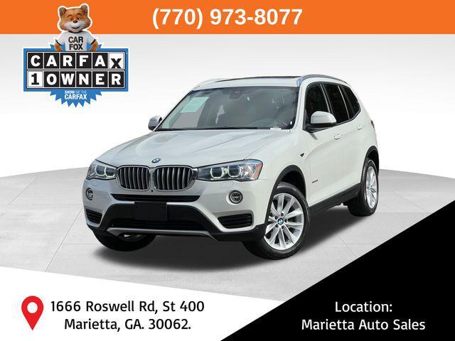 used 2017 BMW X3 car, priced at $19,500