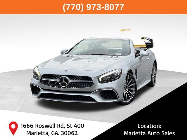 used 2018 Mercedes-Benz SL 450 car, priced at $45,900