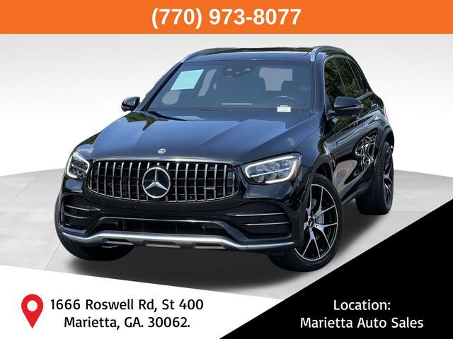 used 2021 Mercedes-Benz AMG GLC 43 car, priced at $40,428