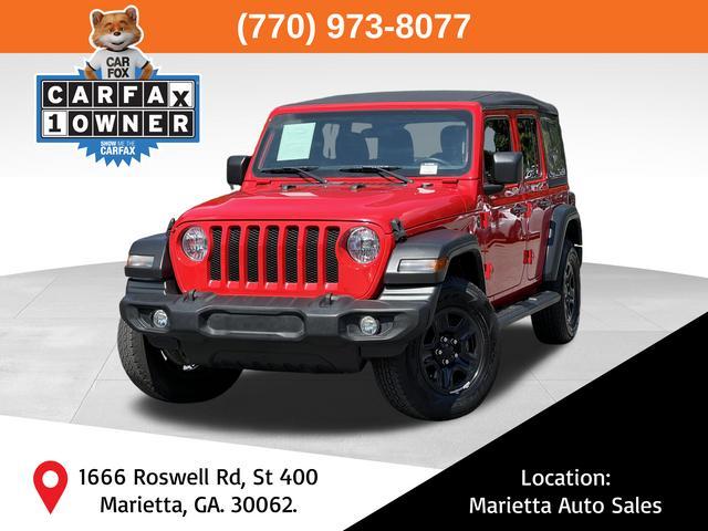 used 2021 Jeep Wrangler Unlimited car, priced at $26,500