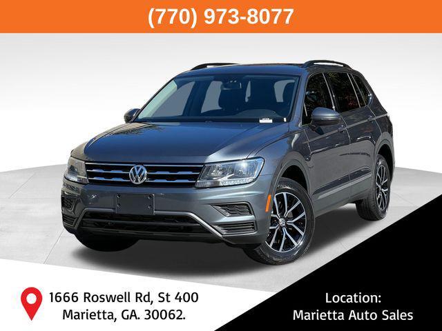 used 2021 Volkswagen Tiguan car, priced at $17,500