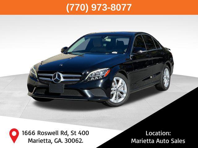 used 2019 Mercedes-Benz C-Class car, priced at $18,900