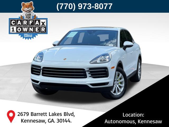 used 2020 Porsche Cayenne E-Hybrid car, priced at $47,395