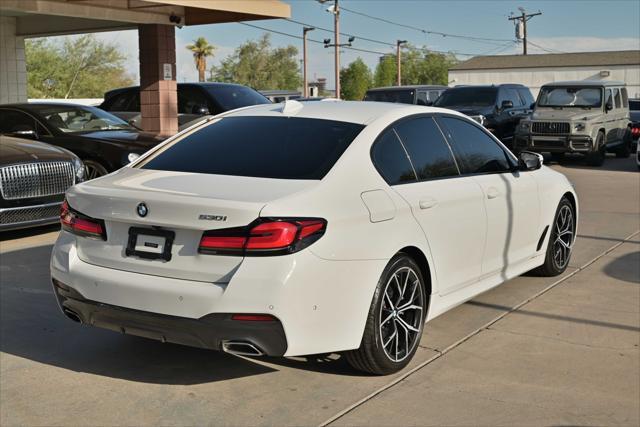 used 2021 BMW 530 car, priced at $34,500