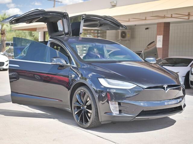 used 2018 Tesla Model X car, priced at $33,555