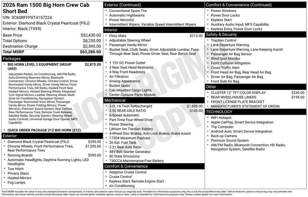 new 2026 Ram 1500 car