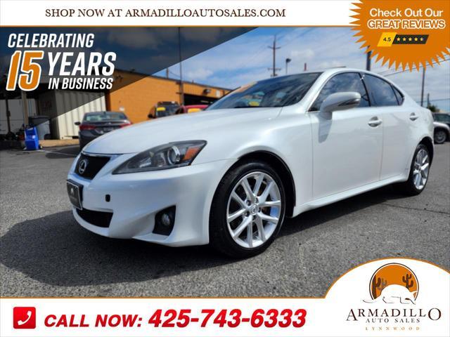 used 2012 Lexus IS 250 car, priced at $11,999