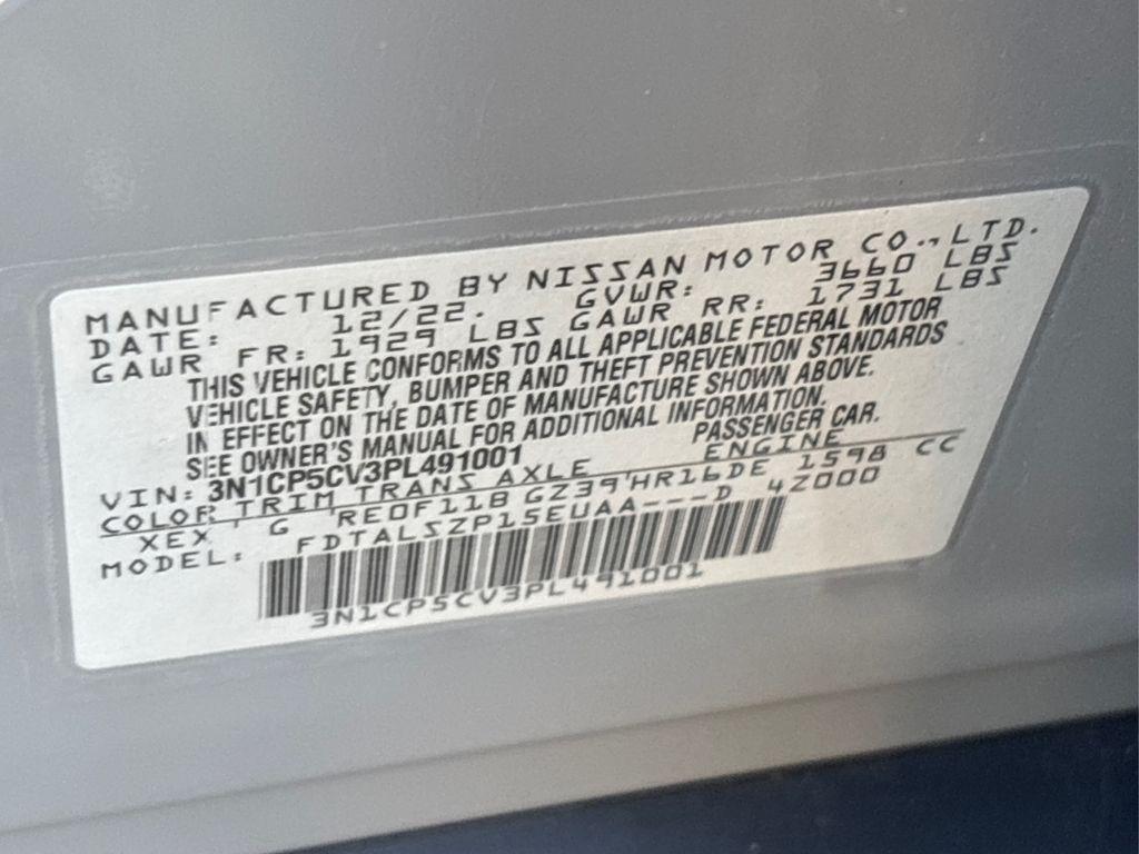 used 2023 Nissan Kicks car, priced at $18,444