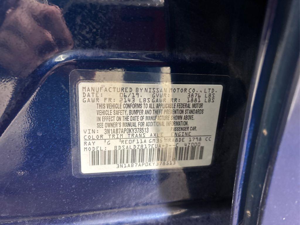 used 2019 Nissan Sentra car, priced at $12,563