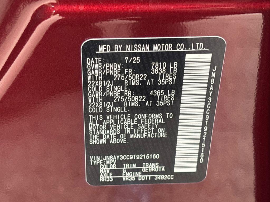 new 2026 Nissan Armada car, priced at $83,224