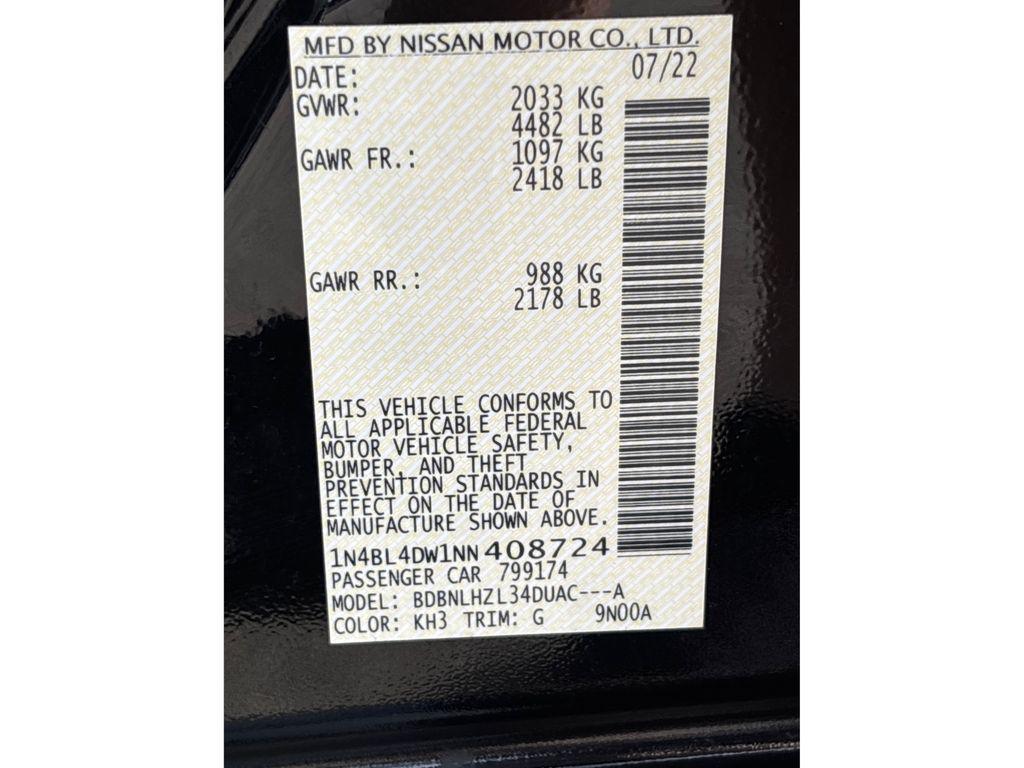 used 2022 Nissan Altima car, priced at $21,815
