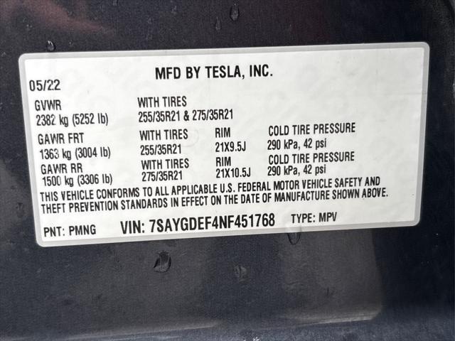 used 2022 Tesla Model Y car, priced at $27,955
