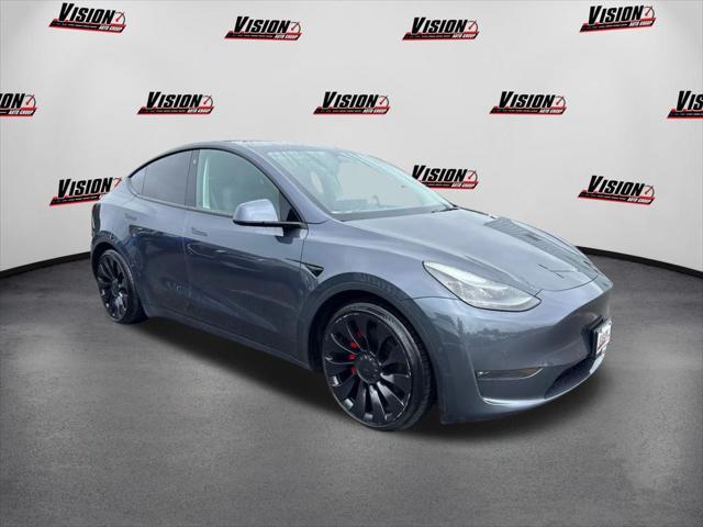 used 2022 Tesla Model Y car, priced at $27,955