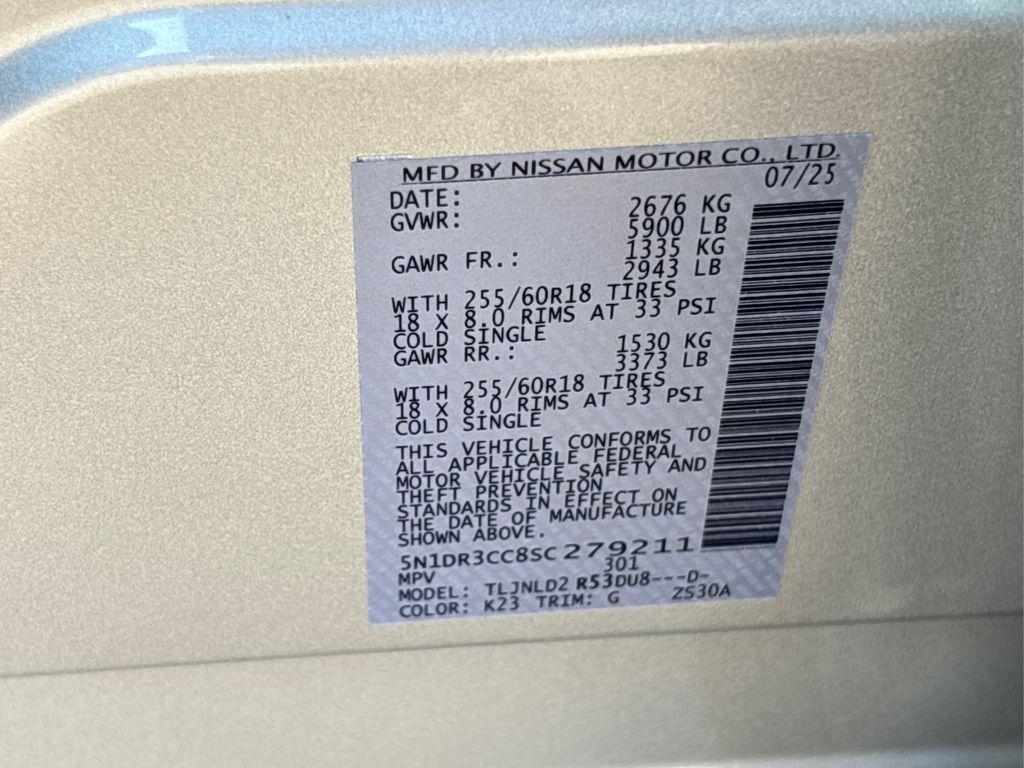 new 2025 Nissan Pathfinder car, priced at $39,581