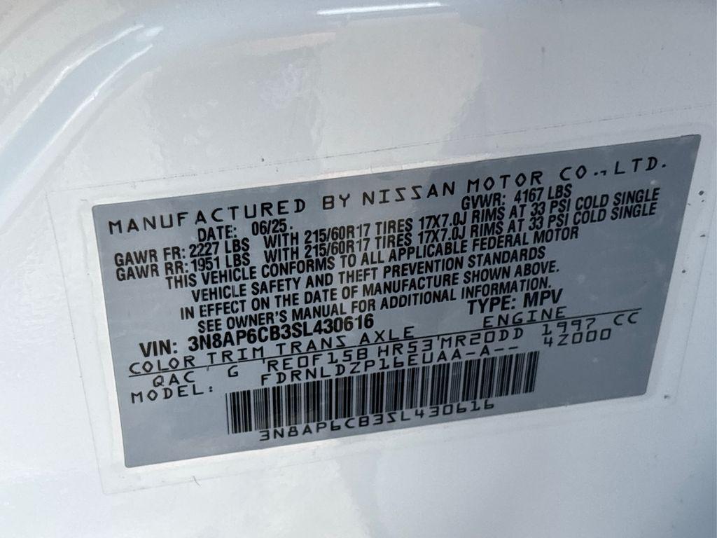 new 2025 Nissan Kicks car, priced at $28,724