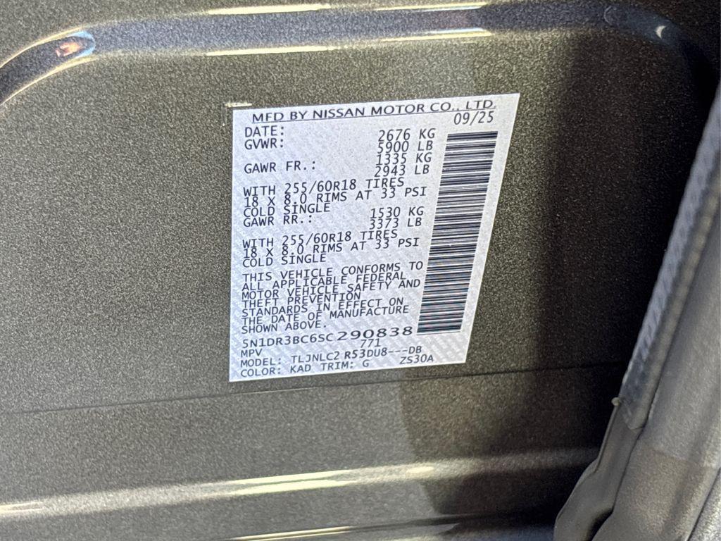 new 2025 Nissan Pathfinder car, priced at $37,512