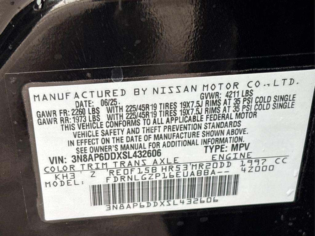 new 2025 Nissan Kicks car, priced at $30,596