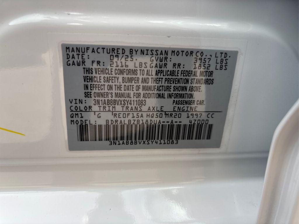 new 2025 Nissan Sentra car, priced at $22,344