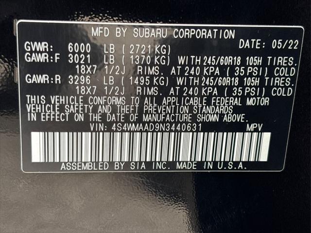 used 2022 Subaru Ascent car, priced at $29,645