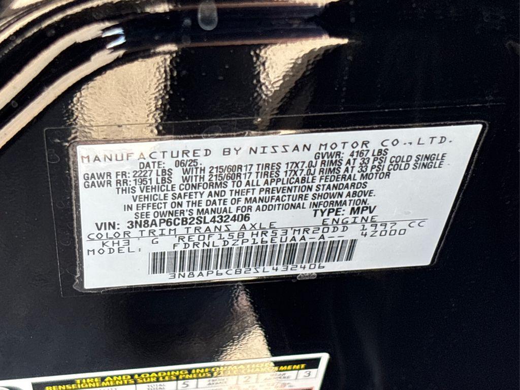 new 2025 Nissan Kicks car, priced at $28,819