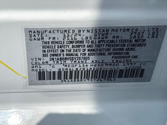 new 2025 Nissan Sentra car, priced at $22,557