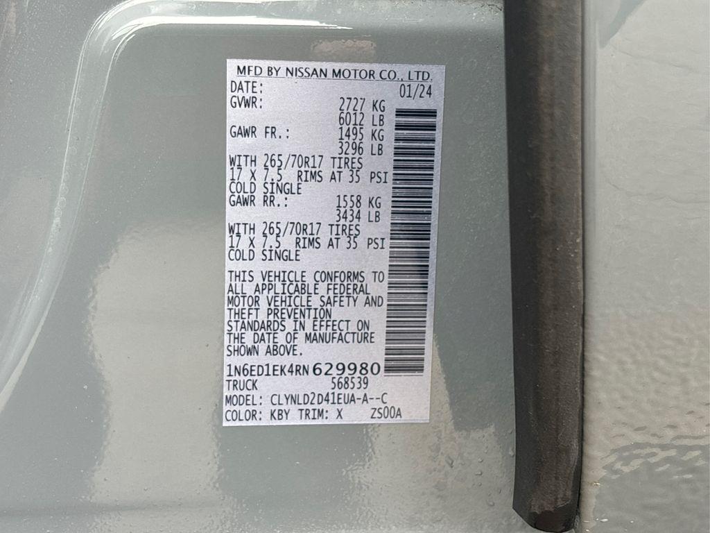 used 2024 Nissan Frontier car, priced at $36,419