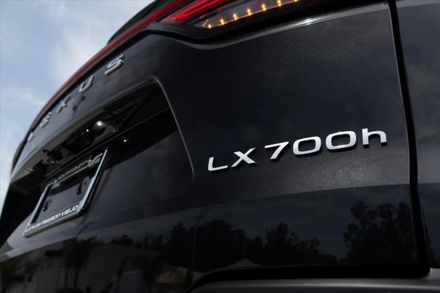 new 2025 Lexus LX 700h car, priced at $118,010